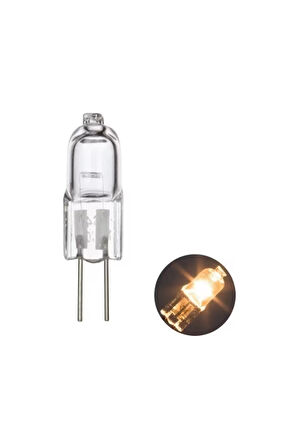 Cata CT-2112 10'lu Paket G4 12V 20W Kapsül Halojen Ampul Glb G4 12/20 (Iğne Bacaklı Kapsül Ampul) Cata G4 12V 20W Kapsül Halojen