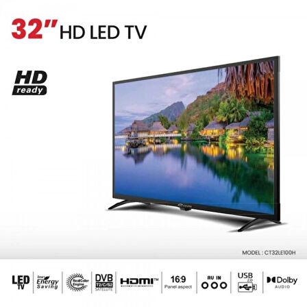 CONTİ CT32LE100H 32" 81 Ekran Uydu Alıcılı HD Ready LED TV