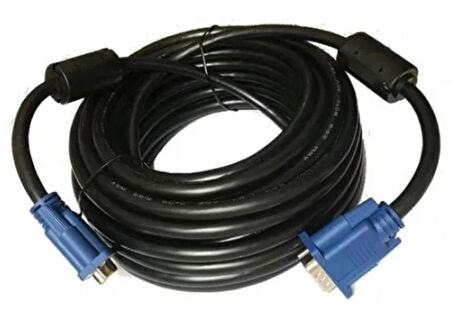 GABBLE 15 Metre Vga Kablo 15 Pin Erkek Erkek 15M Vga Kablo Monitör Tv Projektör Görüntü Kablosu