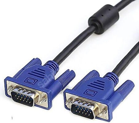 GABBLE 15 Metre Vga Kablo 15 Pin Erkek Erkek 15M Vga Kablo Monitör Tv Projektör Görüntü Kablosu