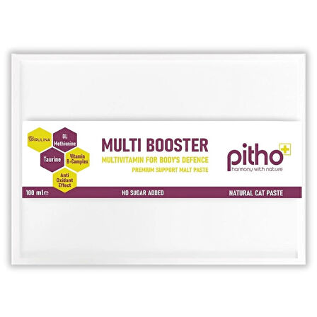 Multi Booster | Kediler İçin Taurin ve Spirulina İçeren Gelişmiş Multivitamin Maltı 100 ml