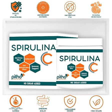 Spirulina C | Köpek Ve Kediler Için Doğal Antioksidan & Multivitamin Takviyesi 50 gr