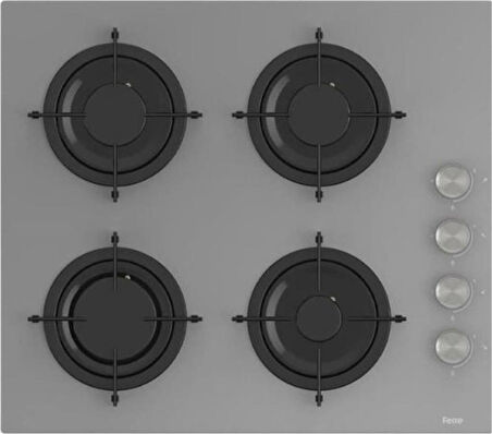 Ferre Fryart Gri Set (D082 Gri Davlumbaz -CS208 Gri Ocak- XE63CPR Fryart Gri Fırın)