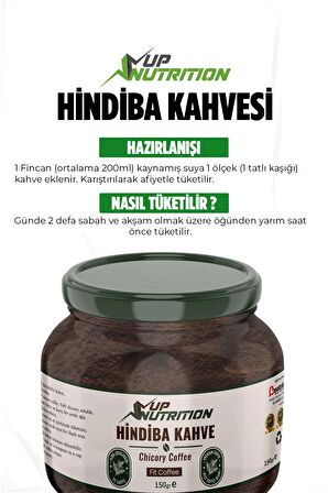 Up Nutrition Upnutrition Hindiba Kahvesi Detox Kahve 1 Aylık - (60 Kullanım) Net 150GR