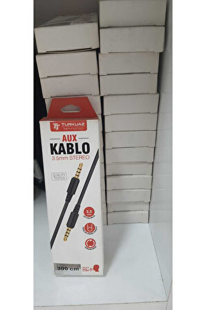 3m Stereo Aux Kablo 3.5 mm