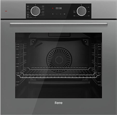 Ferre Fryart Ss Serisi Gri Set (SS208 + XE63CPR +D079 ) - Kare Emaye Izgara