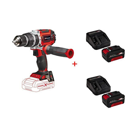 Einhell Tp-Cd 18/60 Li-I Bl Solo Akülü Darbeli Vidalama + 2 x 4 Ah Starter Kit Akü