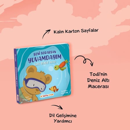 Bi Kutu Oyun Beni Sorarsan Yuvamdayım - İşte Deniz Altı! - Kitap ve Yapboz Seti - Zehra Kandemir