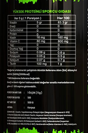 Xprotein Mikronize Kreatin Monohidrat 500 Gr Aromasız