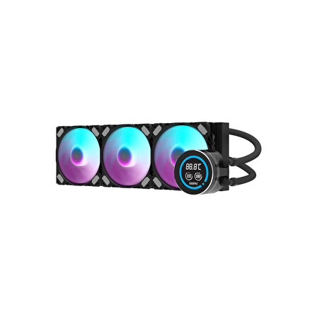 Aıgo DN360D Argb 360MM Siyah Sıvı Soğutma Göstergeli