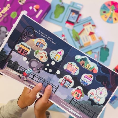 Bi Kutu Oyun Mutluluk Acaba Nerede? – Kitap ve Oyun Seti (Parmak Takipli)