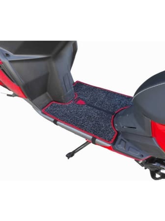 Motosiklet Aksesuar Koruyucu Paspas Kuba Newlight 125 Pro Uyumlu KIRMIZI KENAR OVERLOK
