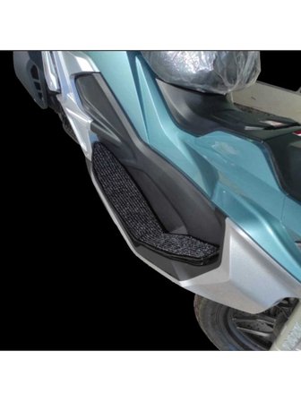 Motosiklet Aksesuar Koruyucu Paspas Skyjet Rivero 125 Uyumlu SİYAH KENAR OVERLOK