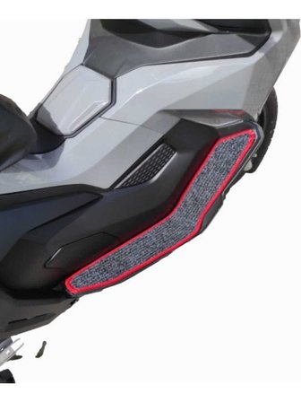 Motosiklet Aksesuar Koruyucu Paspas Skyjet Rivero 125 Uyumlu KIRMIZI KENAR OVERLOK