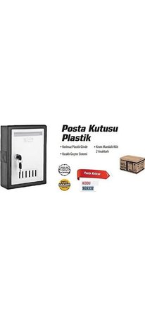 SGS Posta Kutusu SGS332 Plastik Iki Anahtarlı