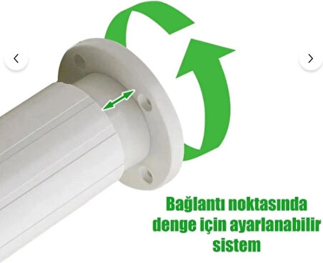 Elif Ayarlı Jumbo Ayak 10 cm Beyaz - Mutfak Altı, Dolap Ayağı, Komodin, Baza, Kanepe Koltuk Ayağı, Gardrop Ayağı (4 Adet)