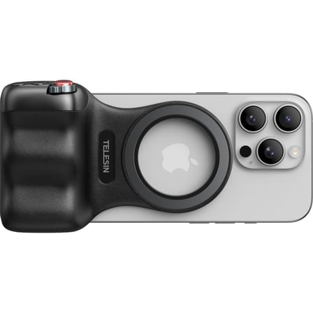 Telesin Cep Telefonuları Için Fun Shot Maggrip - Manyetik Uyumlu Shot Grip (Black)