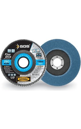 🔧 SGS472 Flap Disk 115MM 60 Kum (Zırconıum)