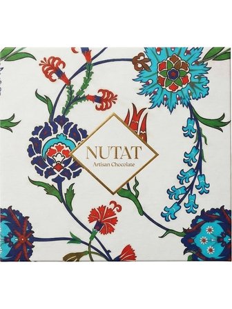 Nutat 300G Spesiyal Hediye Çikolatası - Dubai Çikolatalı & Karışık Dolgulu Gurme Seçki/Türk Motifi