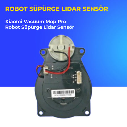 Xiaomi Vacuum Mop Pro Robot Süpürge Lidar Sensör