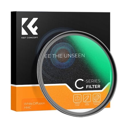 K&F Concept 72mm White Diffusion Filtre C Serisi ( Mist Filtre)