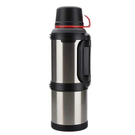 Travel Pot Çelik 4 Litre Mega Termos – 48 Saat Sıcak & Soğuk Koruma, Uzun Süre Isı Saklayan Vakum Teknolojisi, Kamp, Av, Piknik ve İş Hayatı İçin Üst Düzey Dayanıklılık.