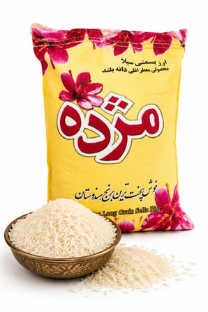 Hint Usulü Mojdeh Saffron Rice Basmati Pirinç 5 kg