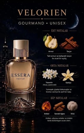 ESSERA PARFÜM Velorien Edp Unisex Parfüm 50 Ml