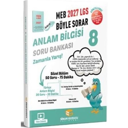 Akm Kitap 2027 8. Sınıf Anlam Bilgisi Soru Bankası Sinan Kuzucu