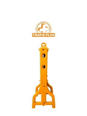 Trafik Plus Akordiyon Bariyer Sarı 255 x 95 Cm, Plastik Bariyer