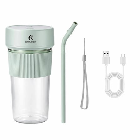 Katjmer Fruvıa Taşınabilir Şarjlı Blender – Kablosuz Smoothıe & Meyve Karıştırıcı