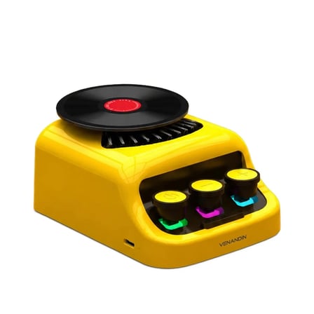Venandin Z18 Gromo Bluetooth Hoparlör Retro Rgb Hoparlör ve 360° Dönen Aroma Diskli Esans Koku Dağıtıcı