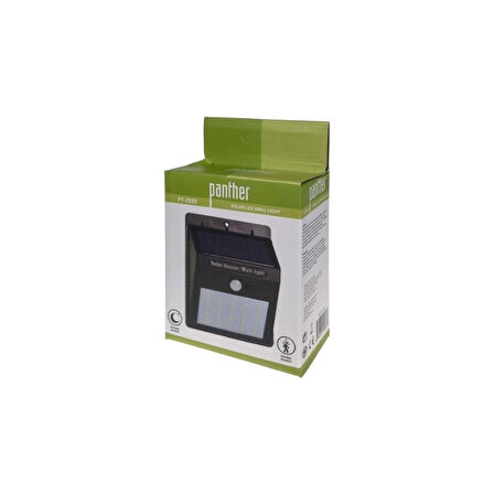 Panther PT-2920 Solar Güneş Enerjili LED Duvar Lambası