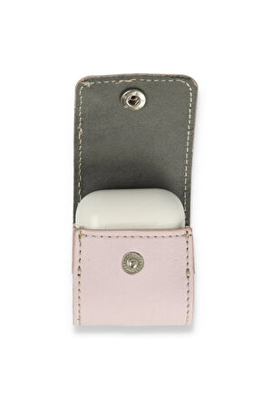 Airpods 2 (2.nesil) Askılı Kılıf - Pudra-(5796)