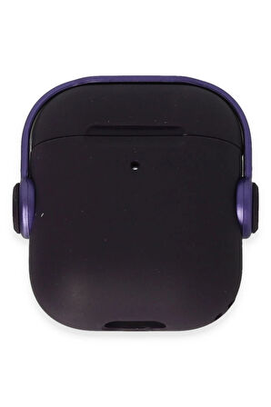 Airpods 2 (2.nesil) Cool Kılıf - Derin Mor-(5796)