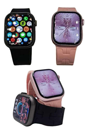 Yeni Nesil Akıllı Saat Çağrı Cevaplama Müzik Dinleme Plastik Kordon Mesaj Bildirimleri