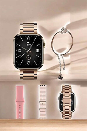 Akıllı Saat Bileklik Hediyeli Uzun Pil Ömrü GPS Takibi