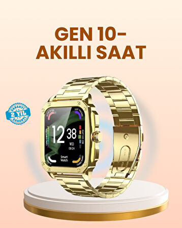 Akıllı Saat Bluetooth Çağrı ve Bildirim Kontrol Sağlık Takipli