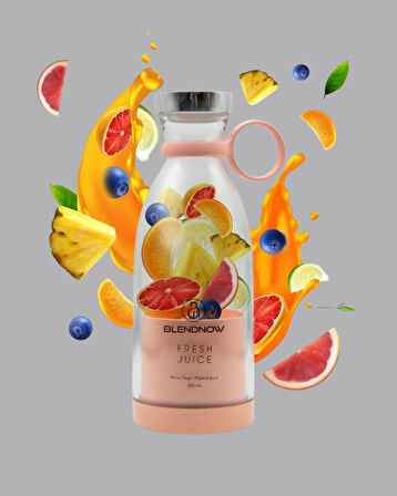 Çevre Dostu Cam Gövdeli Kablosuz Smoothie Blender