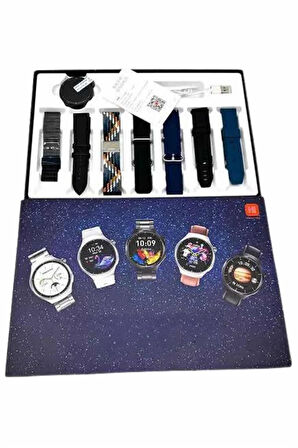 Akıllı Saat Çoklu Kordon Seçenekli Dokunmatik Ekran Nabız Sensörlü