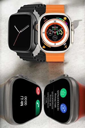 Akıllı Saat Android Ve İOS Uyumlu Arama Cevaplayan Dokunmatik Ekran