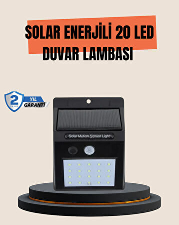 4 Modlu Solar LED Bahçe ve Garaj Lambası
