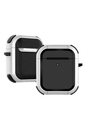 Airpods 2 (2.nesil) Tank Kılıf - Beyaz-(5796)