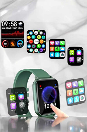 Titreşimli Sağlık Takipli Yeni Nesil Akıllı Saat  400mAh Batarya Kapasiteli