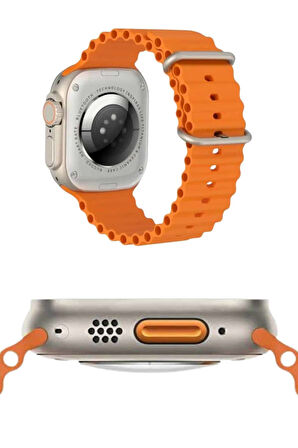 Yeni Nesil 3 Kordonlu Kol Saati 49 MM Amoled Ekran Akıllı Saat