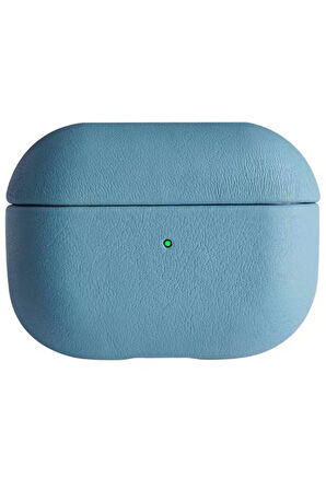 Airpods 3 (3.nesil) 405 Deri Kılıf - Sierra Blue-(5796)