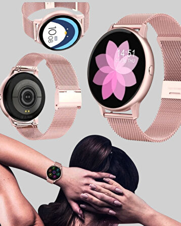 Akıllı Saat – Bluetooth 5.0 Suya Dayanıklı Kablosuz Şarj
