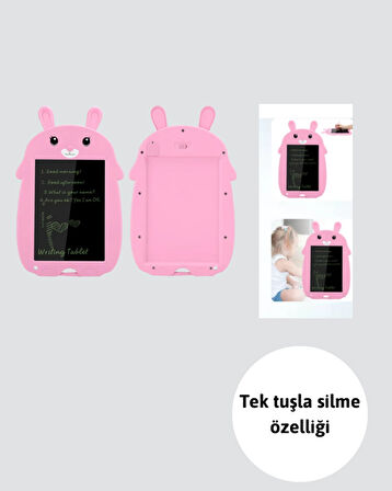 Kağıt Benzeri LCD Yazı Tableti | Tek Tuşla Silme ve Uzun Pil Ömrü