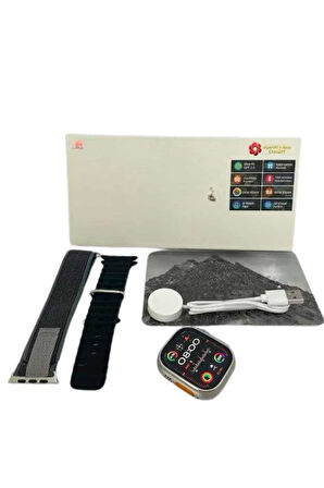 Yeni Nesil Akıllı Kol Saati Nabız Ölçer GPS Uyumlu 49 MM Kasa