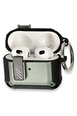 Airpods 3 (3.nesil) Truva Kılıf - Yeşil-(5796)